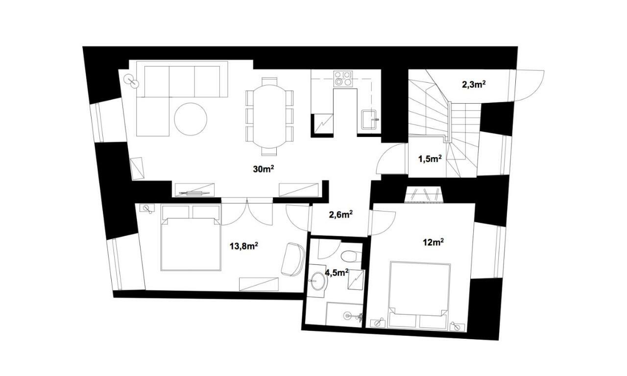 Tallinnhousing Knights And Nobility -3 Bdr Home Exterior foto